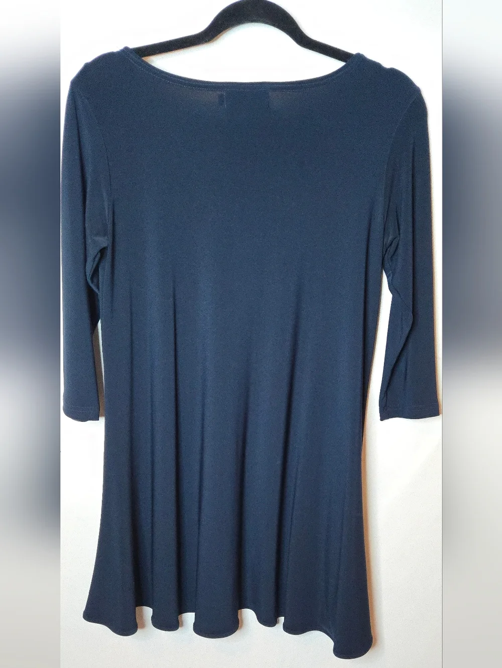 Sympli Trapeze Women's Navy 3/4 Sleeve A-Line Tunic Women's 6 - Picture 5 of 5